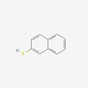 Chemical structure of 2-Naphthalenethiol