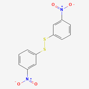 Chemical structure of 3-Nitrophenyl disulfide