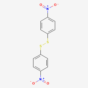 Chemical structure of 4-Nitrophenyl disulfide