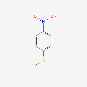 Chemical structure of 4-Nitrothioanisole