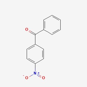 Chemical structure of 4-Nitrobenzophenone