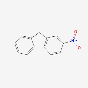 Chemical structure of 2-Nitrofluorene