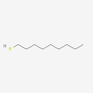 Chemical structure of 1-Nonanethiol