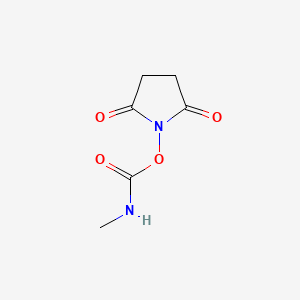 Chemical structure of N-Succinimidyl Methylcarbamate