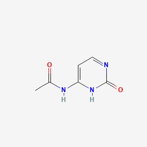 Chemical structure of N4-Acetylcytosine