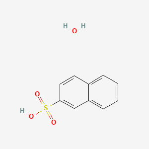 Chemical structure of 2-Naphthalenesulfonic Acid Hydrate
