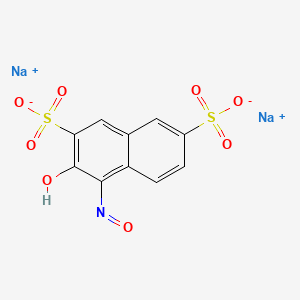 Chemical structure of 1-Nitroso-3,6-disulfonate