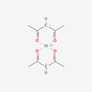 Chemical structure of Nickel acetylacetonate