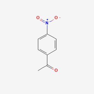 Chemical structure of p-Nitroacetophenone