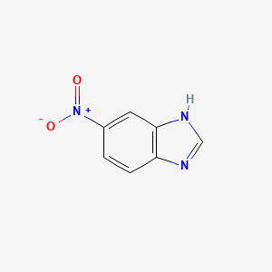 Chemical structure of 6-Nitrobenzimidazole
