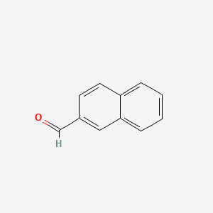 Chemical structure of 2-Naphthaldehyde