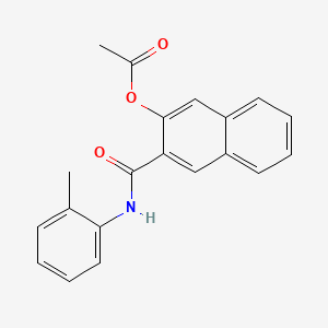 Chemical structure of Naphthol AS-D acetate
