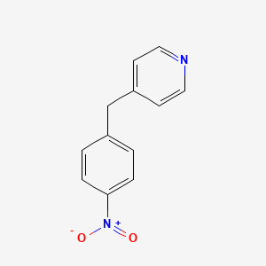 Chemical structure of 4-(4-Nitrobenzyl)pyridine