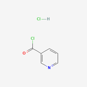 Chemical structure of Nicotinoyl chloride hydrochloride