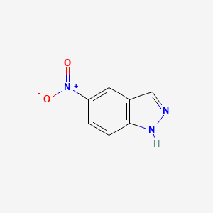 Chemical structure of 5-Nitroindazole