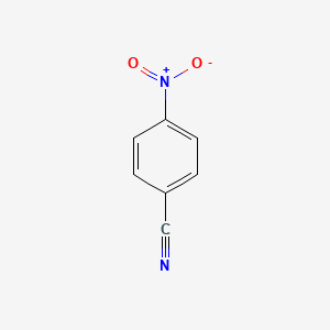 Chemical structure of 4-Nitrobenzonitrile