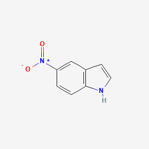Chemical structure of 5-Nitroindole