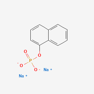 Chemical structure of Disodium naphthyl phosphate