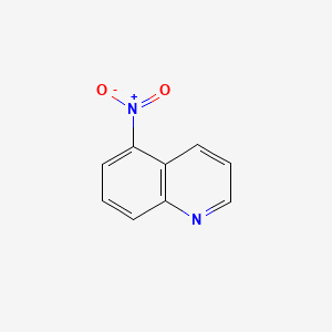 Chemical structure of 5-Nitroquinoline