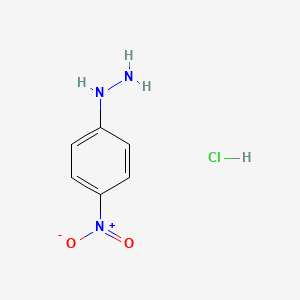 Chemical structure of 4-Nitrophenylhydrazine Hydrochloride