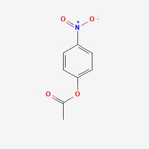 Chemical structure of 4-Nitrophenyl acetate
