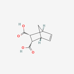 Chemical structure of 5-Norbornene-2,3-dicarboxylic acid