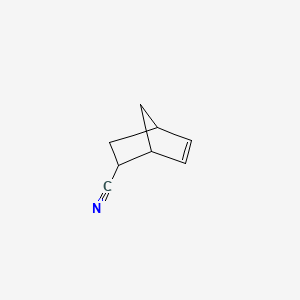 Chemical structure of Bicyclo(2.2.1)hept-5-ene-2-carbonitrile