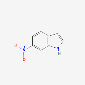 Chemical structure of 6-Nitroindole