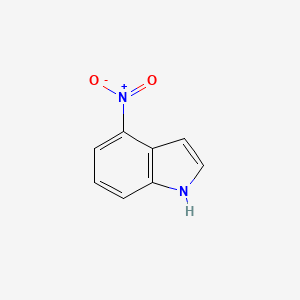 Chemical structure of 4-Nitroindole