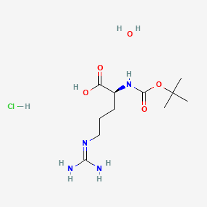Chemical structure of Boc-L-Arginine.HCl.H2O