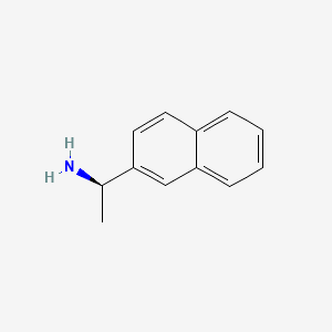 Chemical structure of (R)-(+)-1-(2-Naphthyl)ethylamine