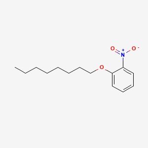 Chemical structure of 2-Nitrophenyl octyl ether