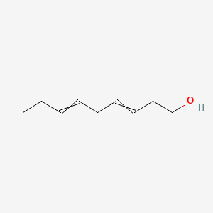 Chemical structure of 3,6-Nonadien-1-ol