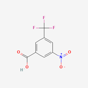 Chemical structure of 3-NITRO-5-(TRIFLUOROMETHYL)BENZOIC ACID
