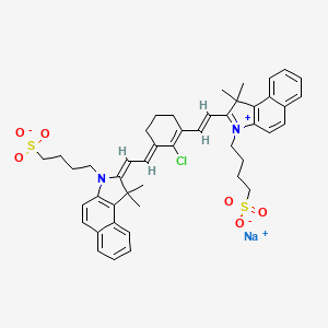 Chemical structure of New Indocyanine Green