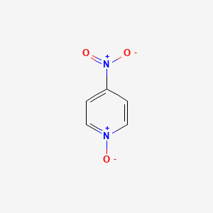 Chemical structure of 4-Nitropyridine N-oxide