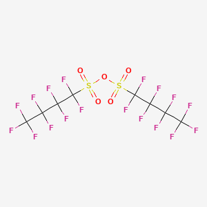 Chemical structure of Nonafluorobutanesulfonic anhydride