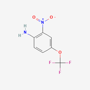 Chemical structure of 2-Nitro-4-(trifluoromethoxy)aniline