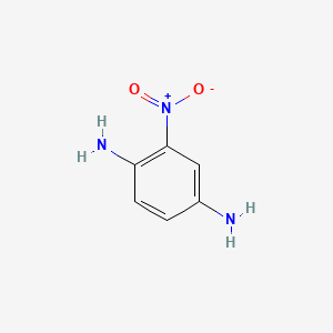 Chemical structure of 2-Nitro-4-phenylenediamine