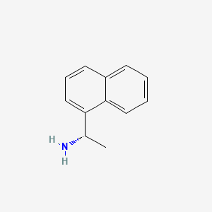 Chemical structure of (S)-(-)-1-(1-Naphthyl)ethylamine