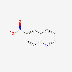 Chemical structure of 6-Nitroquinoline