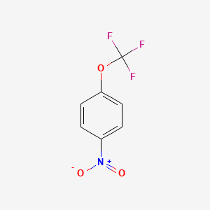 Chemical structure of 1-Nitro-4-(trifluoromethoxy)benzene