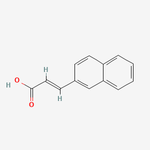 Chemical structure of 3-(2-Naphthyl)acrylic acid