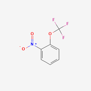 Chemical structure of 1-Nitro-2-(trifluoromethoxy)benzene
