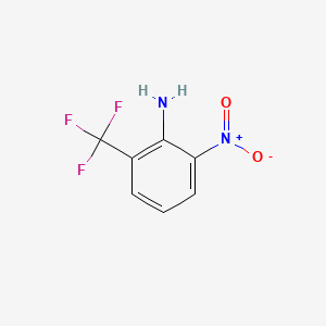 Chemical structure of 2-Amino-3-nitrobenzotrifluoride
