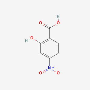 Chemical structure of 4-Nitrosalicylic Acid