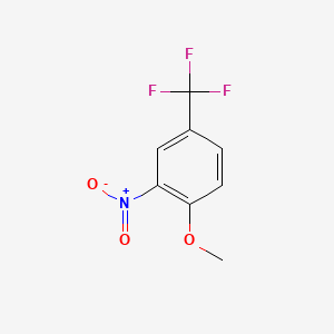 Chemical structure of 2-Nitro-4-trifluoromethylanisole