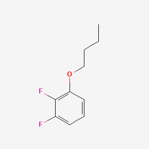 Chemical structure of 1-Butoxy-2,3-Difluorobenzene