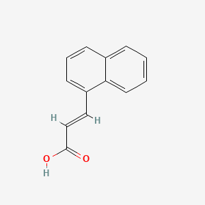 Chemical structure of 3-(1-naphthyl)acrylic Acid