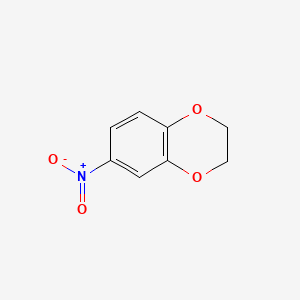 Chemical structure of 6-Nitro-1,4-benzodioxane